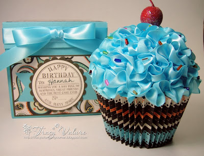 Tracy's Stamping Corner: Happy Birthday Cupcake Gift Card ...