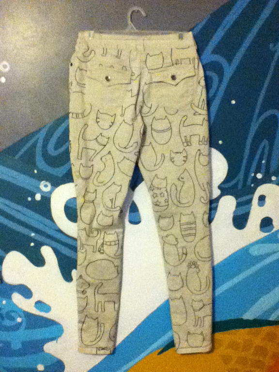 Floral Prints And Common Sense DIY CAT PANTS