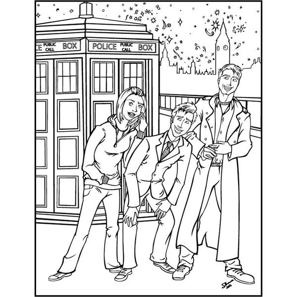 UK & US Pre-Order - The Doctor Who Colouring Book
