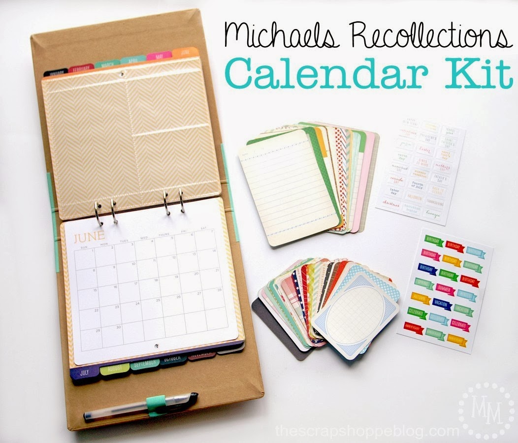 Michaels Recollections Calendar Kit The Scrap Shoppe