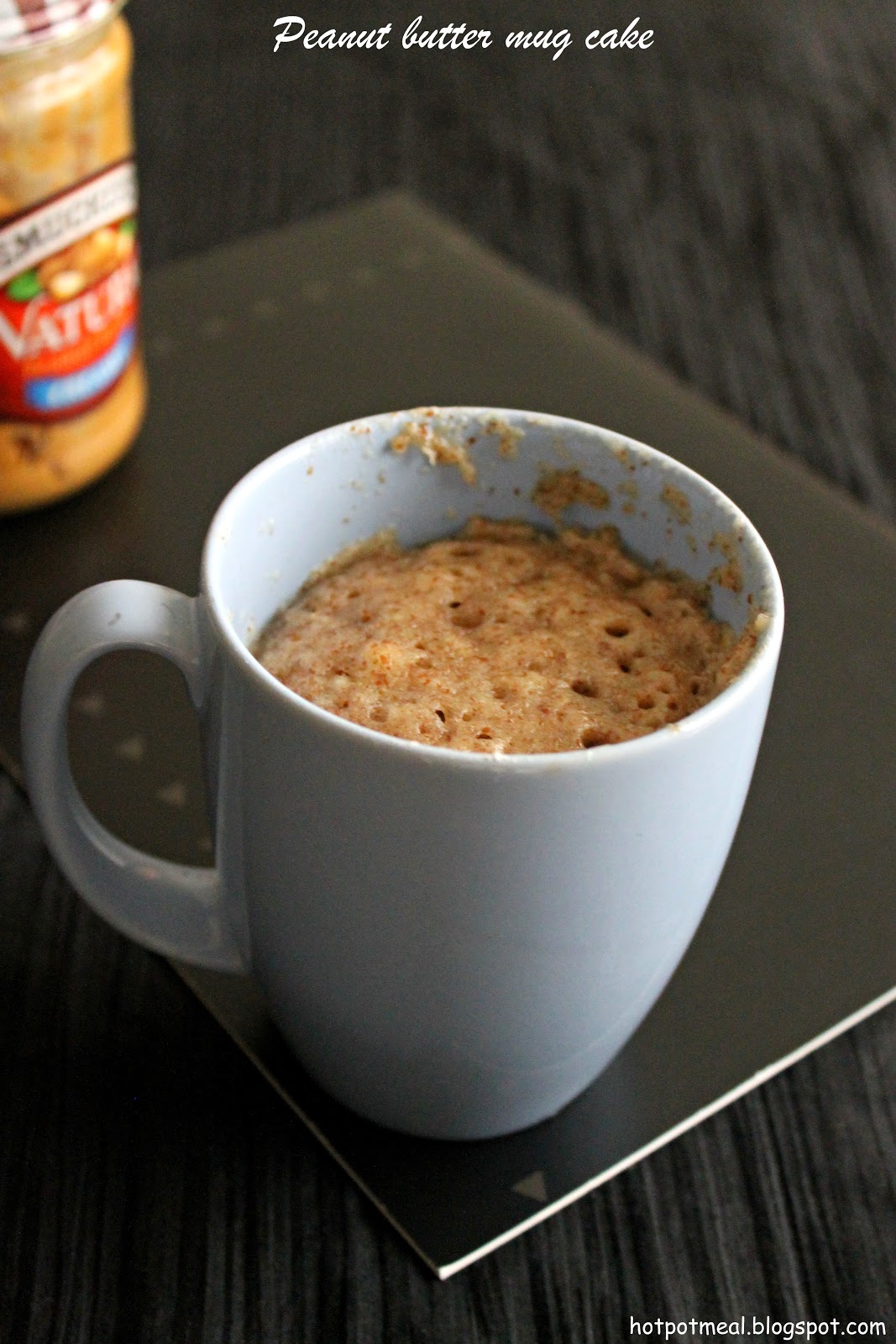 Hot pot cooking Vegan peanut butter mug cake