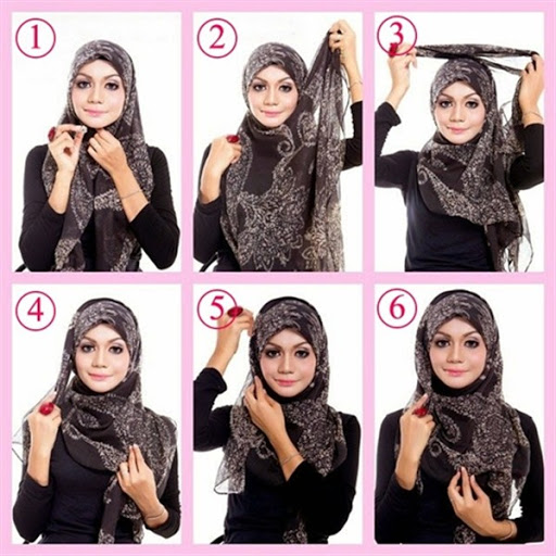 kreasi jilbab segi empat desain simple, elegan modis dan modern terbaru 2017/2018 kreasi jilbab segi empat desain simple, elegan modis dan modern terbaru 2017/2018