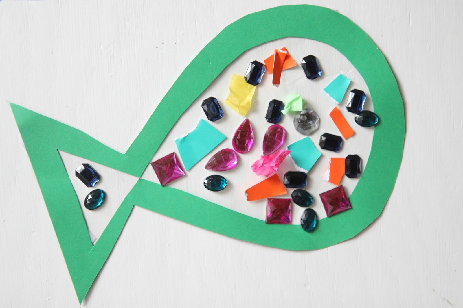 Toddler Approved!: Sticky Fish Craft for Toddlers