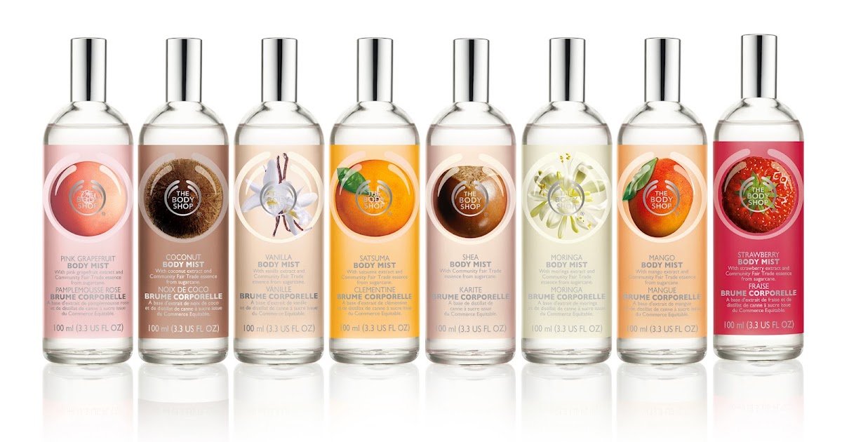 body mist body shop moringa