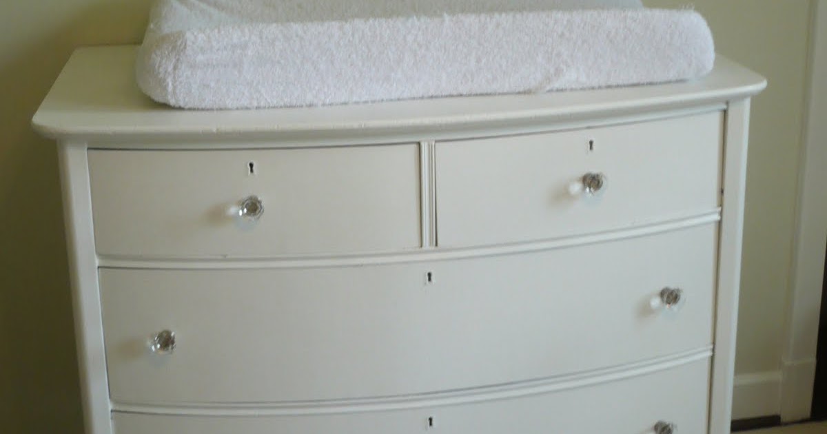 Westhampton DIY Painting an Antique Dresser for the Nursery (and Mirror)