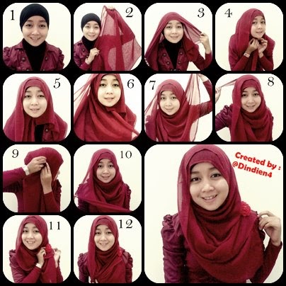 Tutorial Hijab Paris Yang Sederhana | tutorial hijab paris segi empat sederhana Tutorial Hijab Paris Yang Sederhana | tutorial hijab paris segi empat sederhana