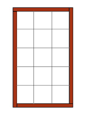 Diagram of Board Placement & Square Foot Sections