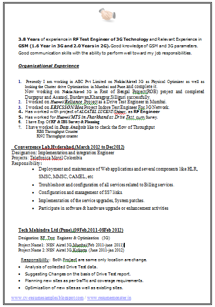 Drive Test Engineer Sample Resume Amazing Over 40 CV And Resume Samples With Free Download Resume Format Drive Test Engineer Sample Resume Amazing Over 40 CV And Resume Samples With Free Download Resume Format