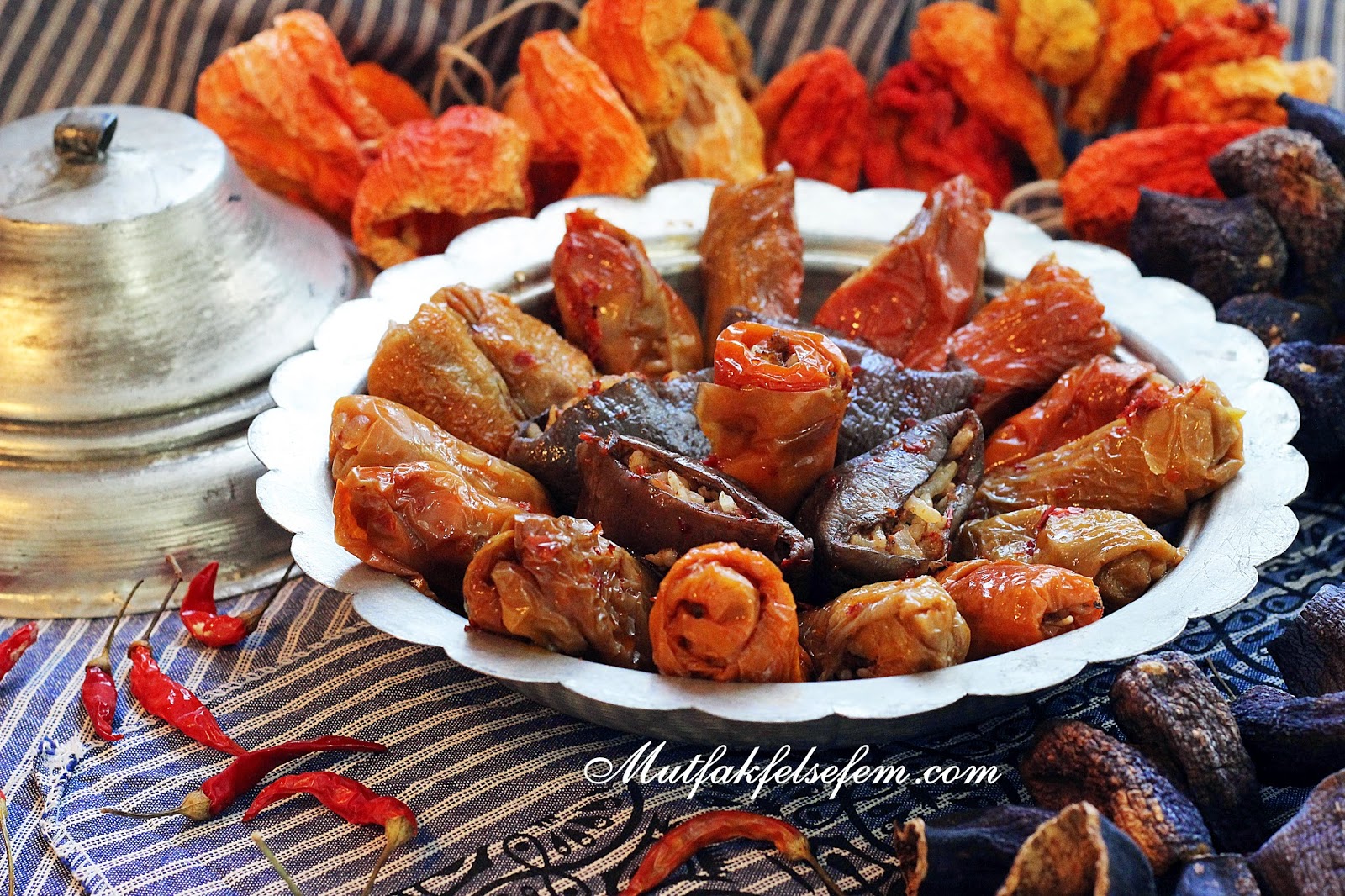 Etli Kuru Patlican Dolması Biber Sarmasi MUTFAK FELSEFEM