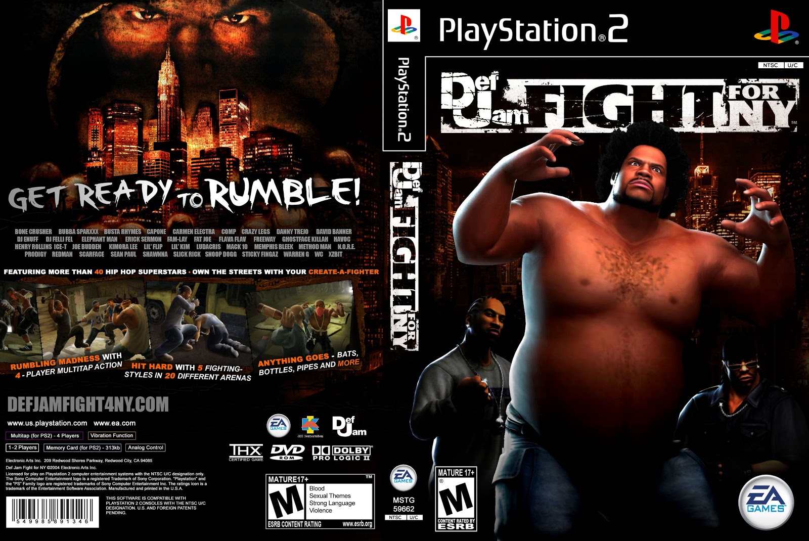 Def jam fight for ny ps2 download iso completo 2