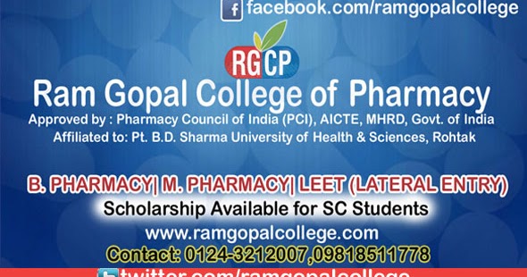 RGCP- Choose The Best Delhi NCR Pharma College To Become A Qualified Pharmacist 