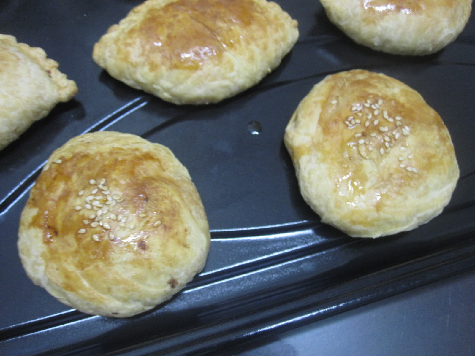 Arys之素食響宴 無蛋咖央角Eggless kaya puff