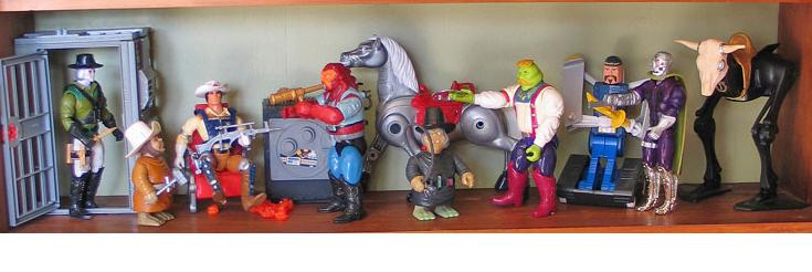 Figuras de acción de la series animada BraveStarr
