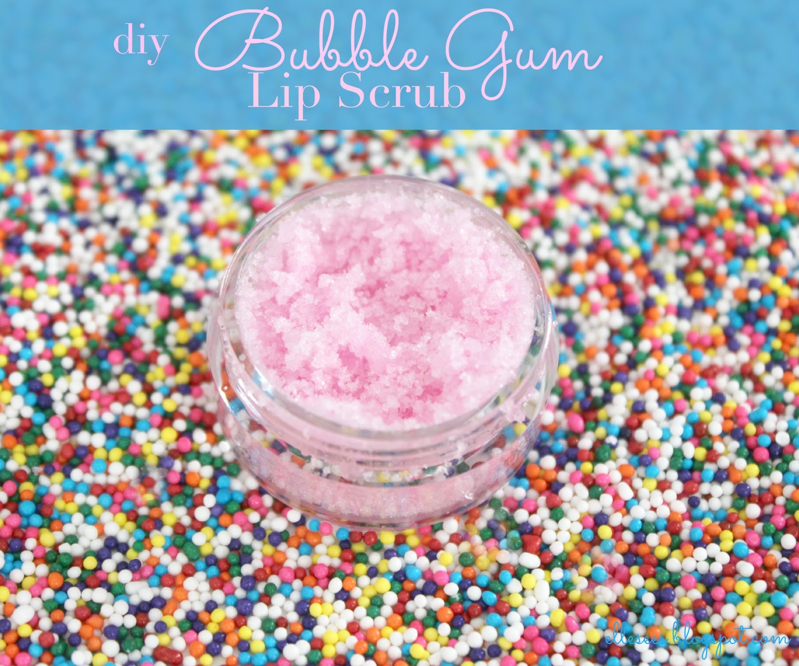 Elle Sees Beauty Blogger in Atlanta Beauty DIY Bubblegum Lip Scrub