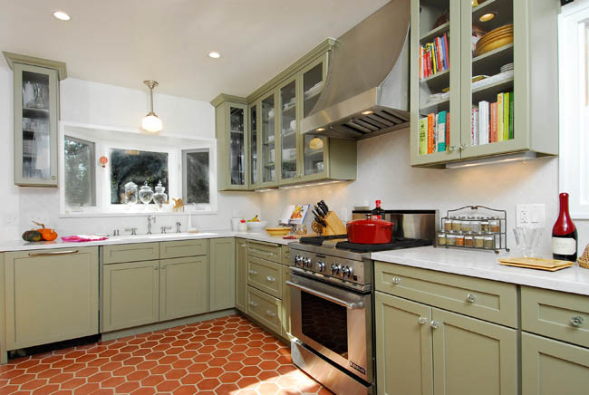 Good Home Construction Spanish Revival Inspired Kitchen With