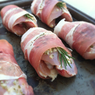 Naked Eats Rxd: Proscuitto-Wrapped Chicken with Garlic 