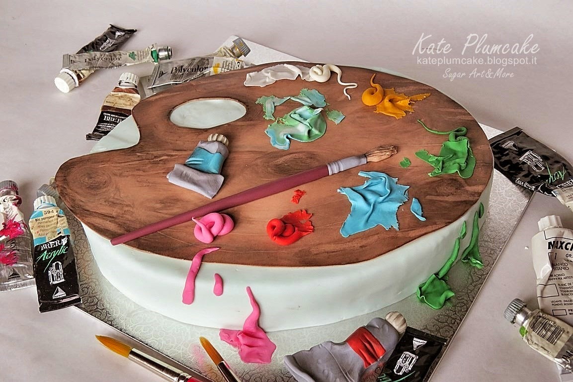Torta tavolozza - Palette cake