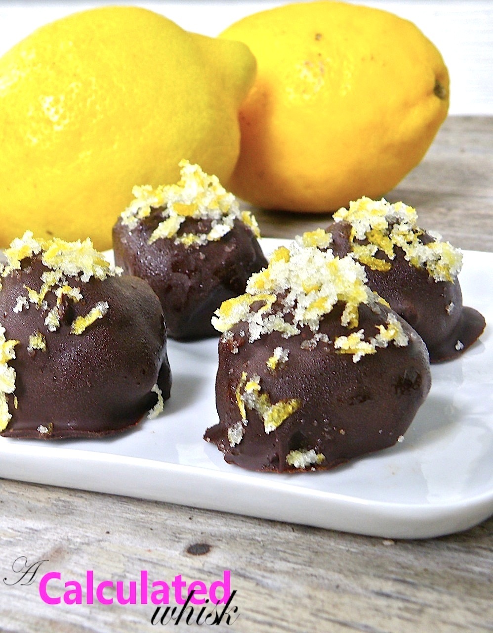 Lemon Cheesecake Truffles A Calculated Whisk