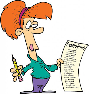 Resolutions year list clipart resolution long cartoon years writing clip goals woman lady setting making holding beginnings cliparts why prioritized A Kiss of Skinny: New, Year, New Semester, New Beginnings