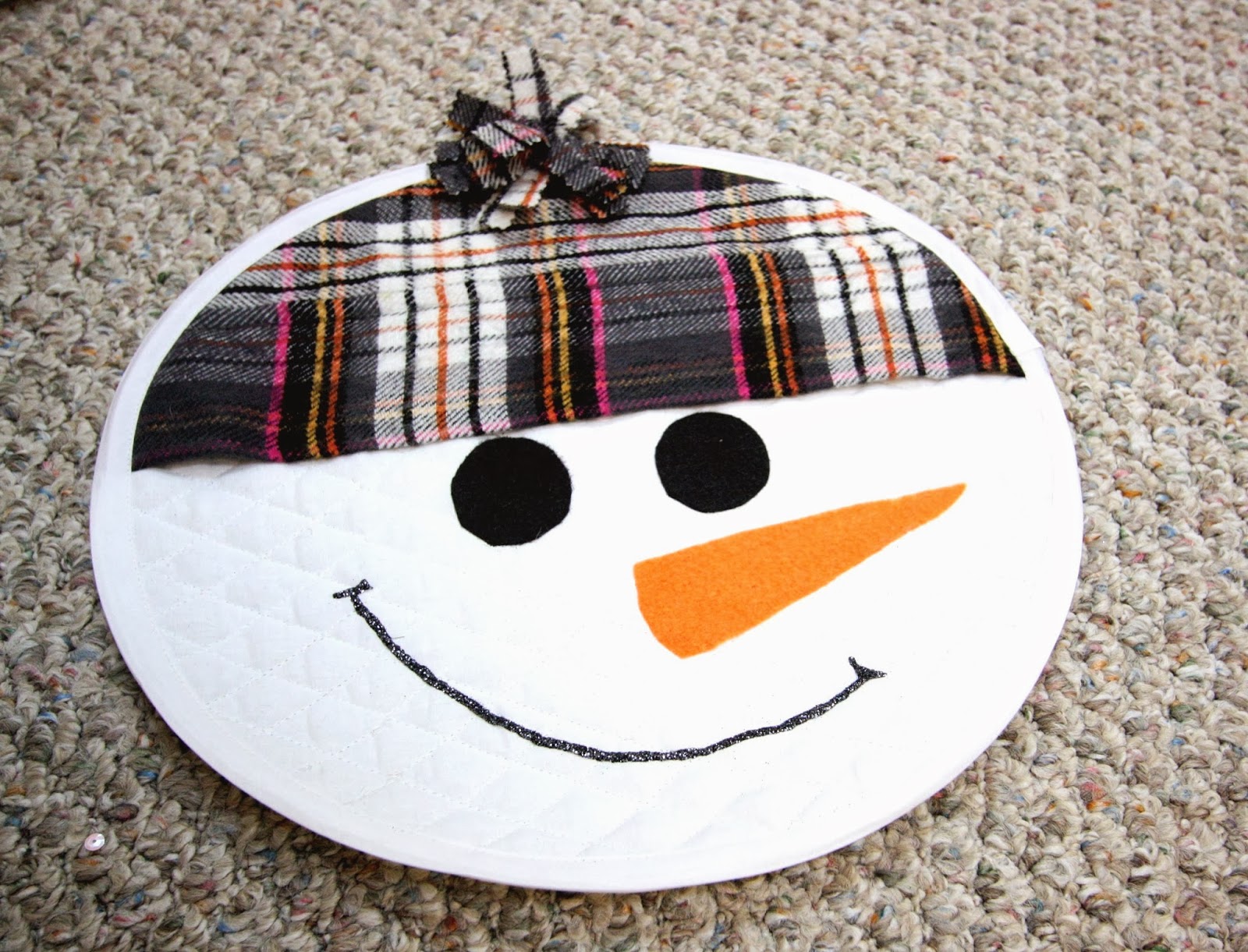 His, Hers and Ours DIY SNOWMAN PLACEMATS