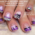 Nail Designs Purple And White