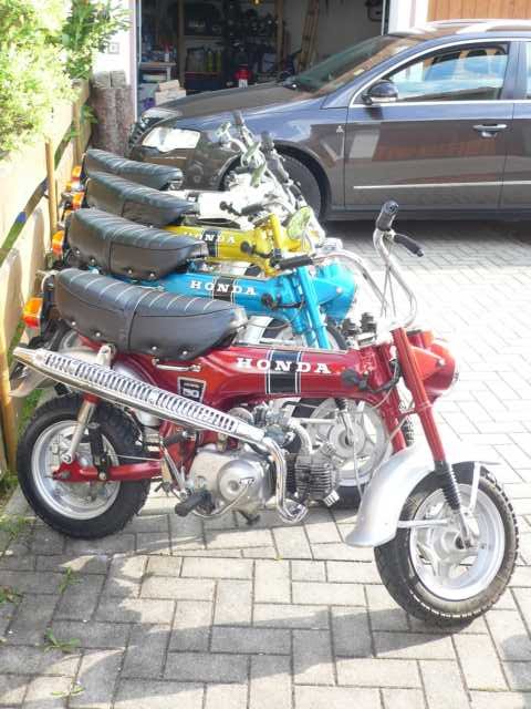 Honda Dax Restauration: Dax Quartett