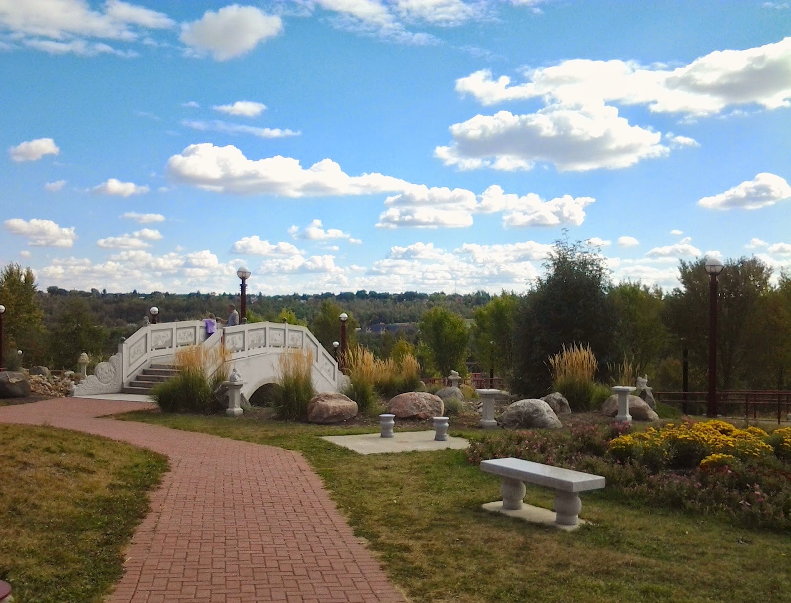 Winding Spiral Case Louise McKinney Riverfront Park & Alberta Legislature
