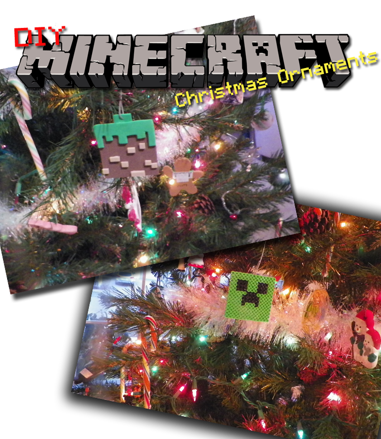 Cassie's Creative Crafts DIY Minecraft Ornaments