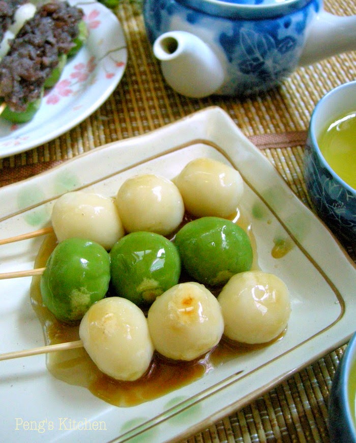 Peng's Kitchen Mitarashi Dango (Sweet Dumplings)