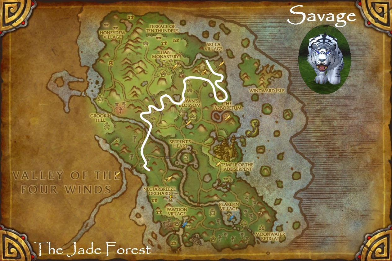 WoW Rare Spawns Savage Trackable Hunter Pet (Cat)