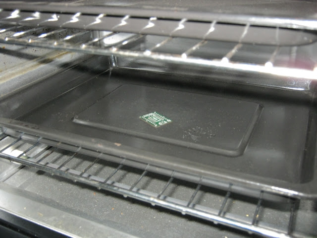 Toaster Oven Reflow Test Set-Up