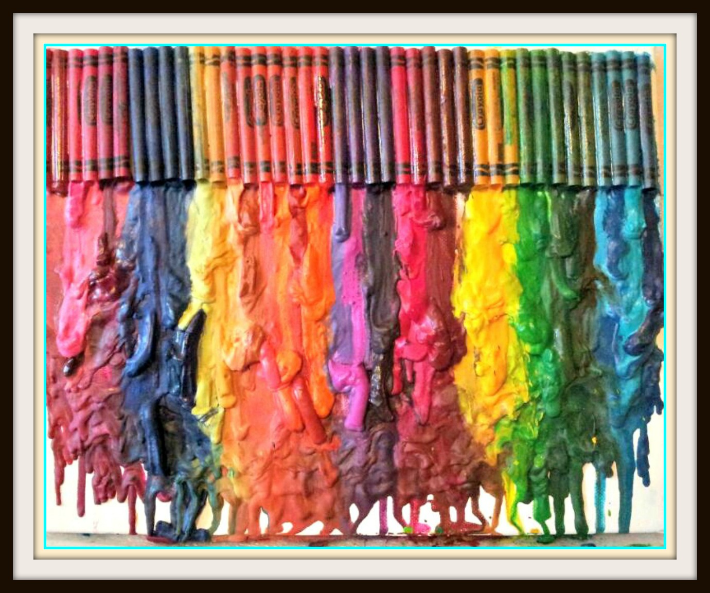 ANU PAINTING AND CRAFTS Crayon Blow Dry Abstract Art