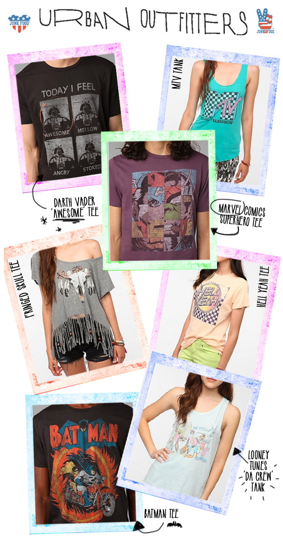 Official Junk Food Clothing Blog Junk Food Tees Retro and Vintage