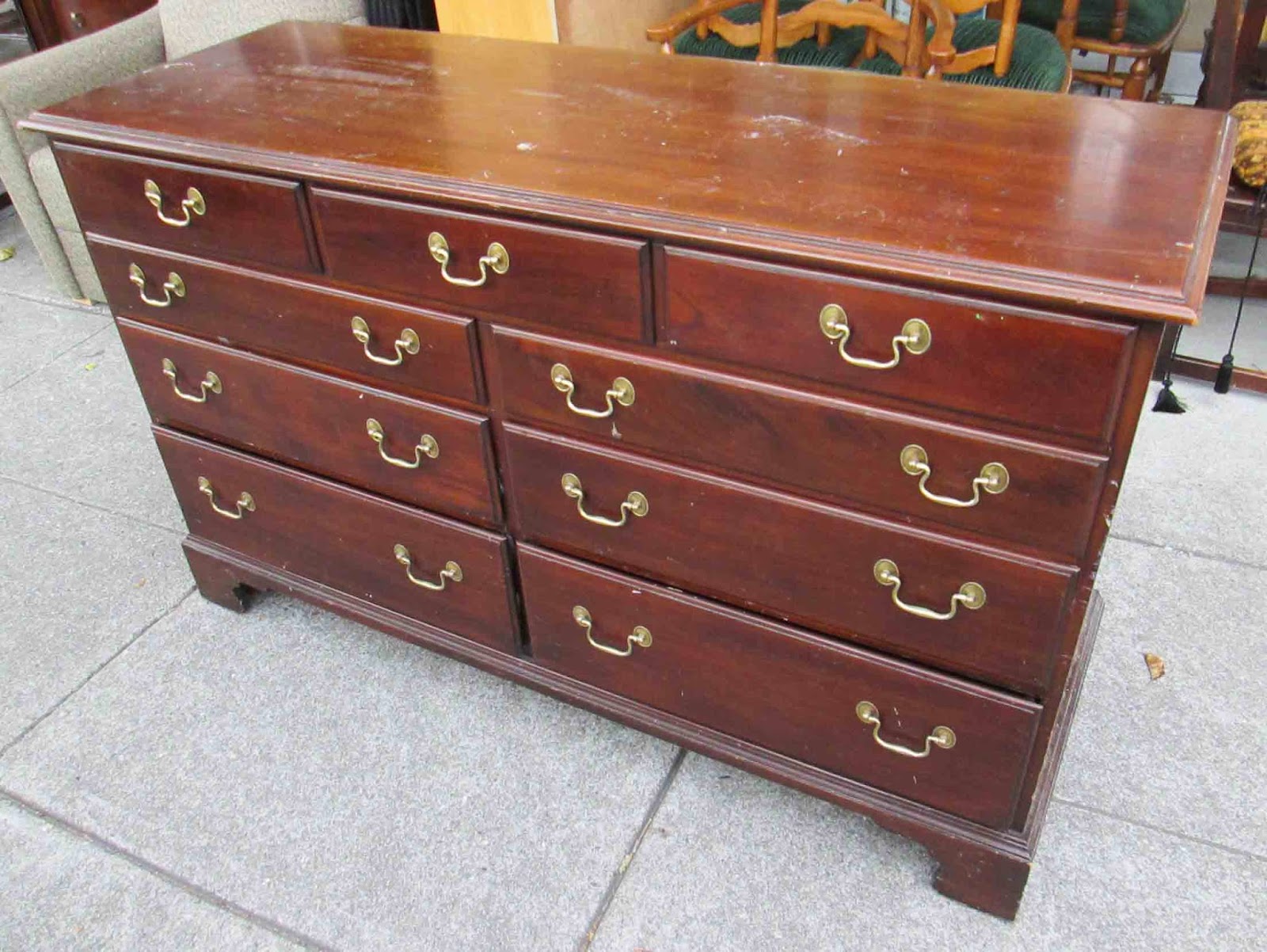 UHURU FURNITURE & COLLECTIBLES SOLDMahogany Dresser 135