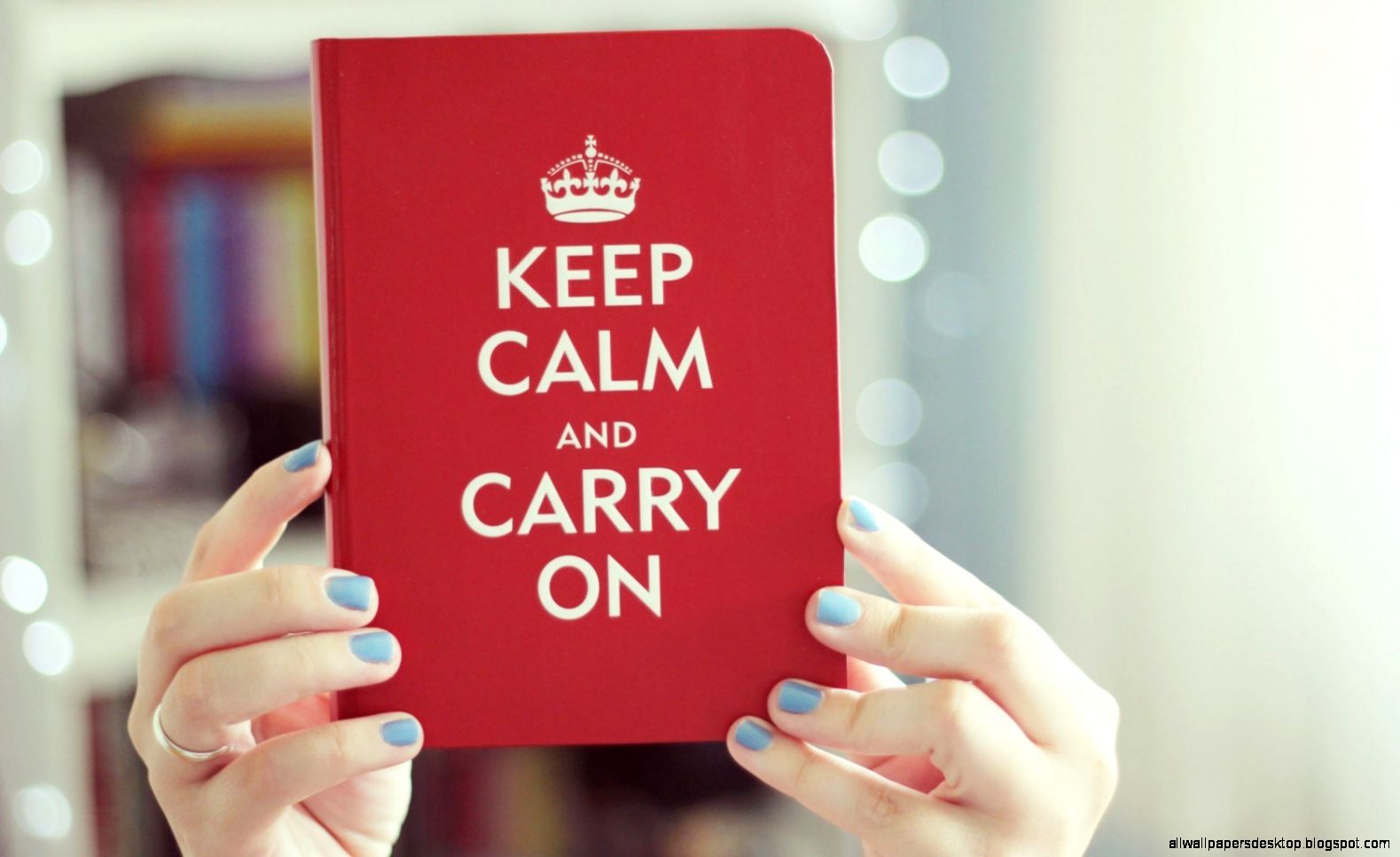 Keep Calm Carry Book Girl Mood Hd Wallpaper