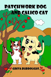 Patchwork Dog and Calico Cat