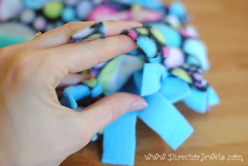 Director Jewels Kid Craft Diy No Sew Fleece Tie Doll Pillow Tutorial