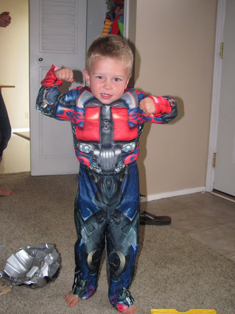 We found Dereks halloween costume! TRANSFORMER