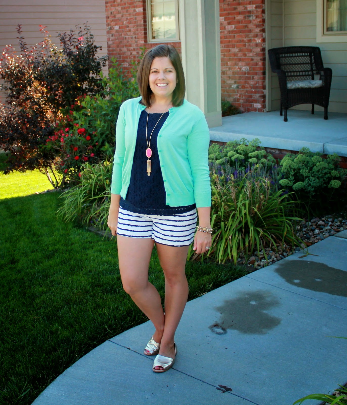 Clothed with Grace Four Ways to Wear Striped Shorts