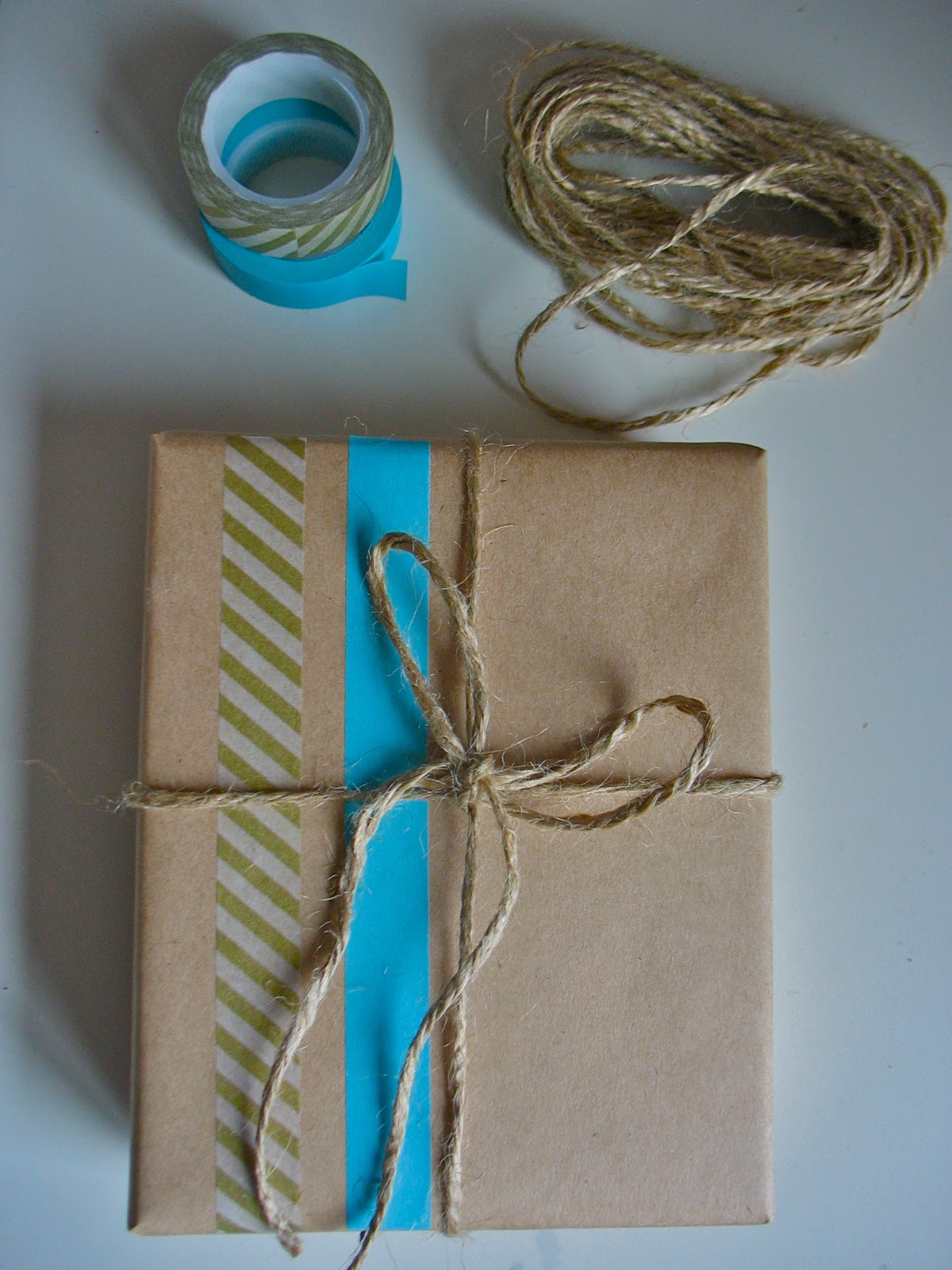 Tiny Lucky Washi Tape Gift Wrapping