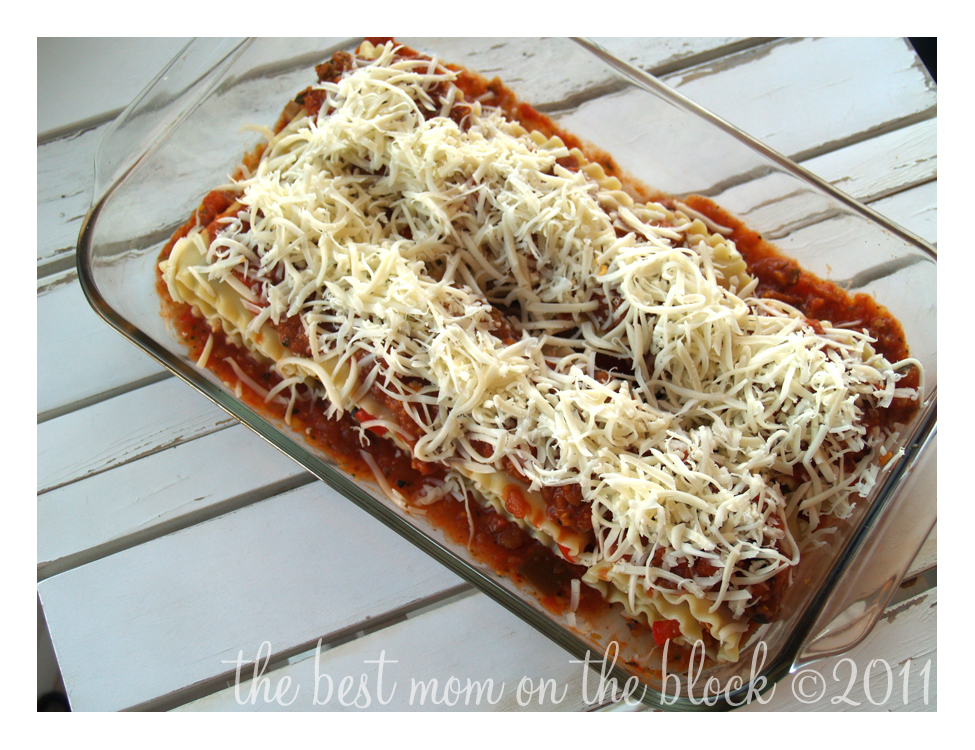 The Best Mom on the Block Vegetarian Lasagna with Goat Cheese and Roasted Vegetables