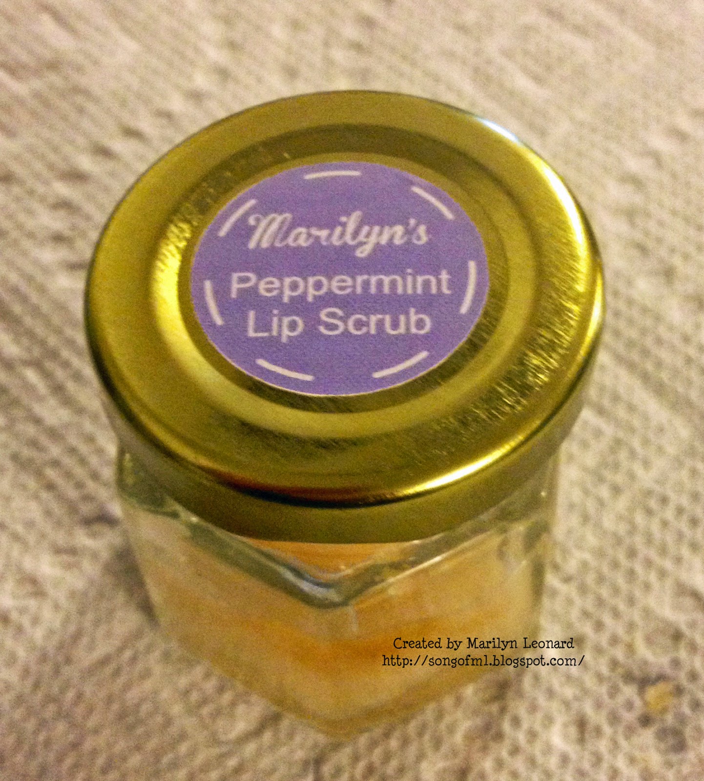  Marilyn's Crafts Peppermint Lip Scrub / Breath Freshener