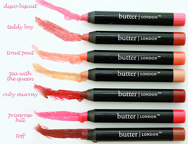 Butter London Bloody Brilliant Swatches