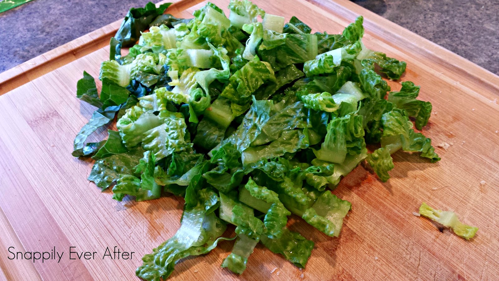 Snappily Ever After Simple Caesar Salad