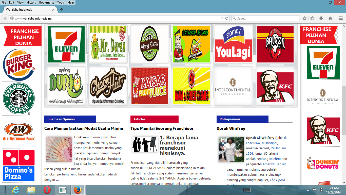 5 Situs Terbaik Penyedia Usaha Franchise Waralaba Di Indonesia Pengusaha Makassar