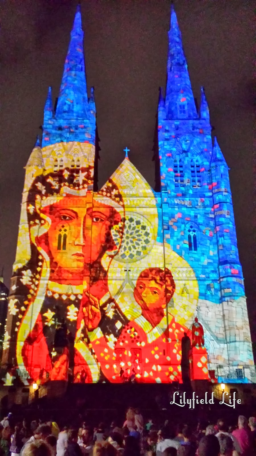 Lilyfield Life Christmas Lights at St Mary's Cathedral