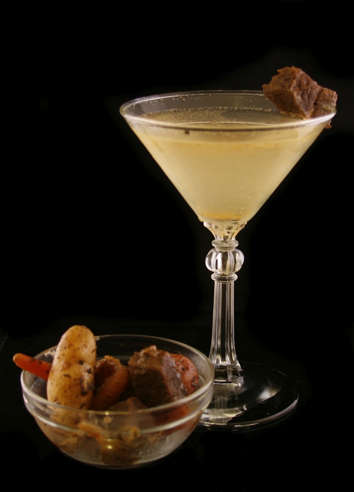 Manfort Martinis Horseradish Beef Martini