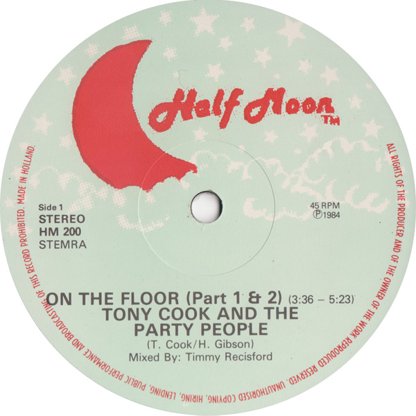 New Funk Classic Master Tony Cook The Party People On The