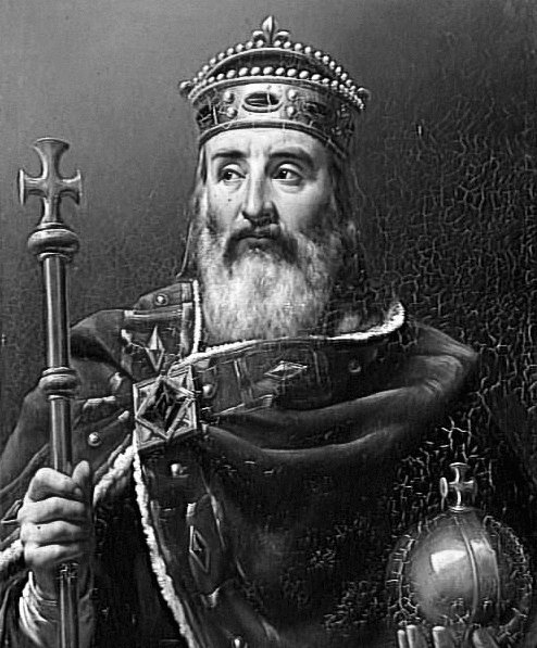 French King Charlemagne