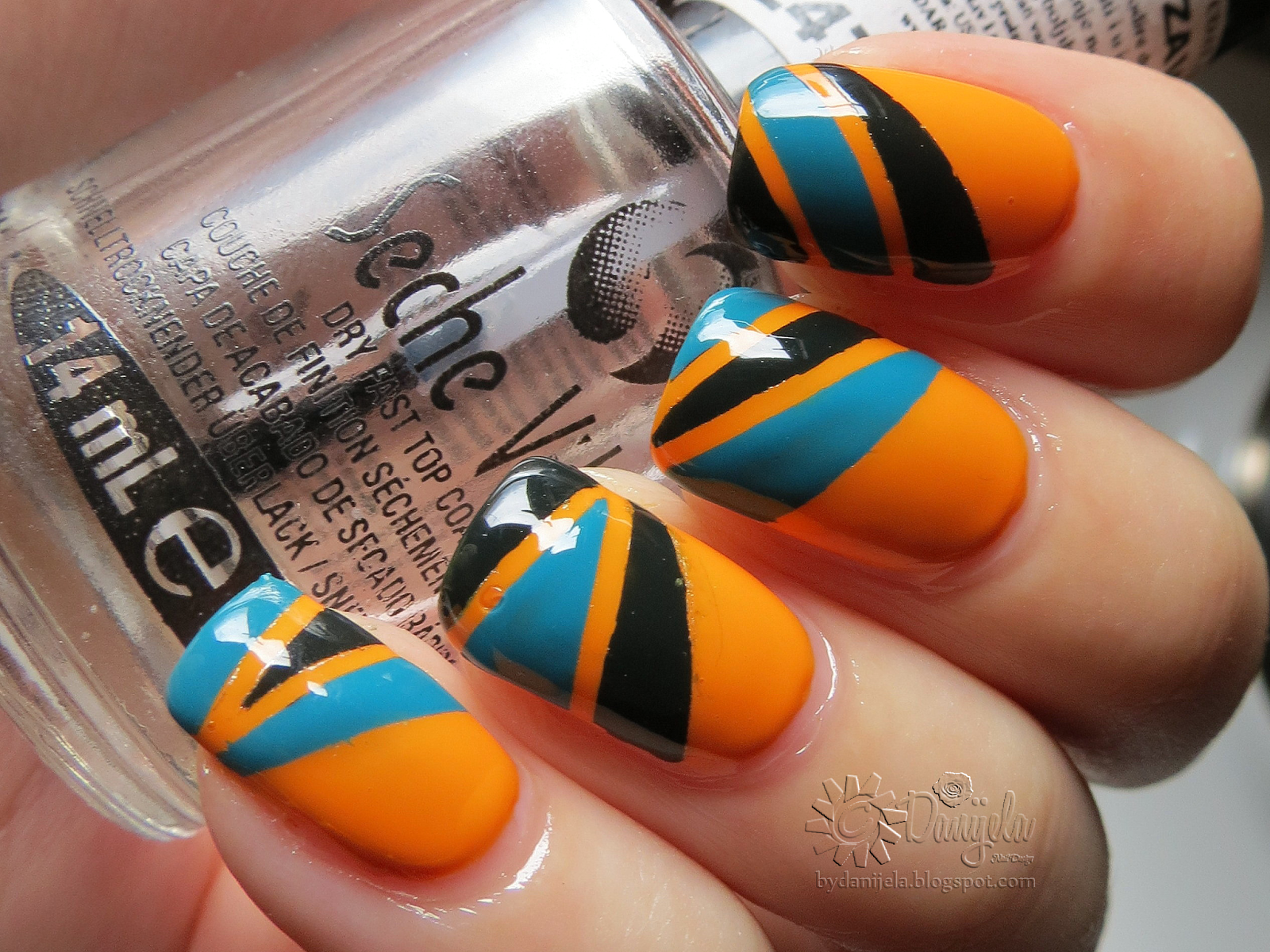 7. Psychedelic Nail Design - wide 2